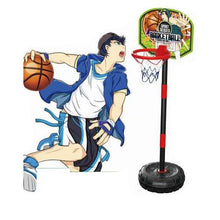 Load image into Gallery viewer, Adjustable Basketball Set Hoop Board Stand Net Toy 55cm to 130cm
