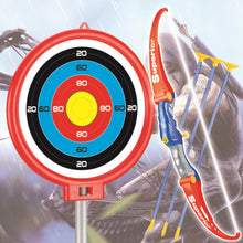 Load image into Gallery viewer, Archery Set for Kids Bow and Arrow Set with Targeting Board Stand Indoor Outdoor
