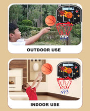 Load image into Gallery viewer, Black Mini Basketball Hoop Set Portable Indoor Outdoor
