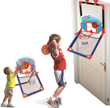 Load image into Gallery viewer, 2 in 1 Floor and Over the Door Basketball Play Set for Kids
